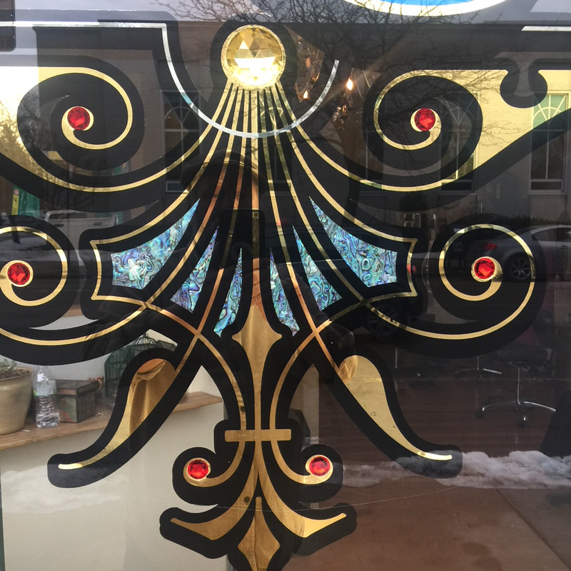 Gold Leaf Storefronts 815 922 0959 Illumination Art Design Sean Michael Felix